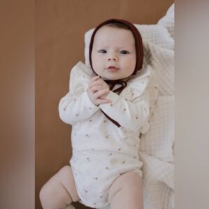 Jamie Kay - Organic Cotton Frill Bodysuit - Buttercup Floral